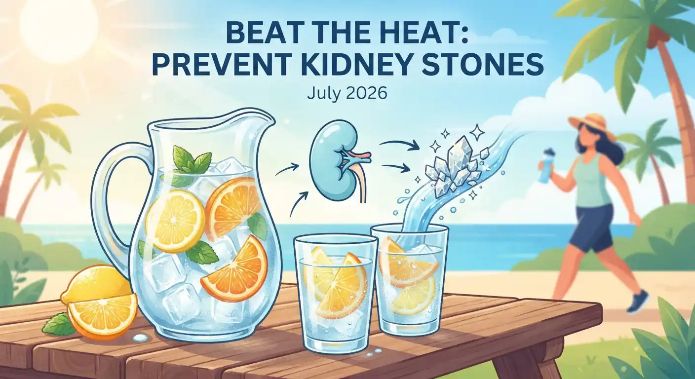 July 2026: Beat the Heat – Prevent Kidney Stones